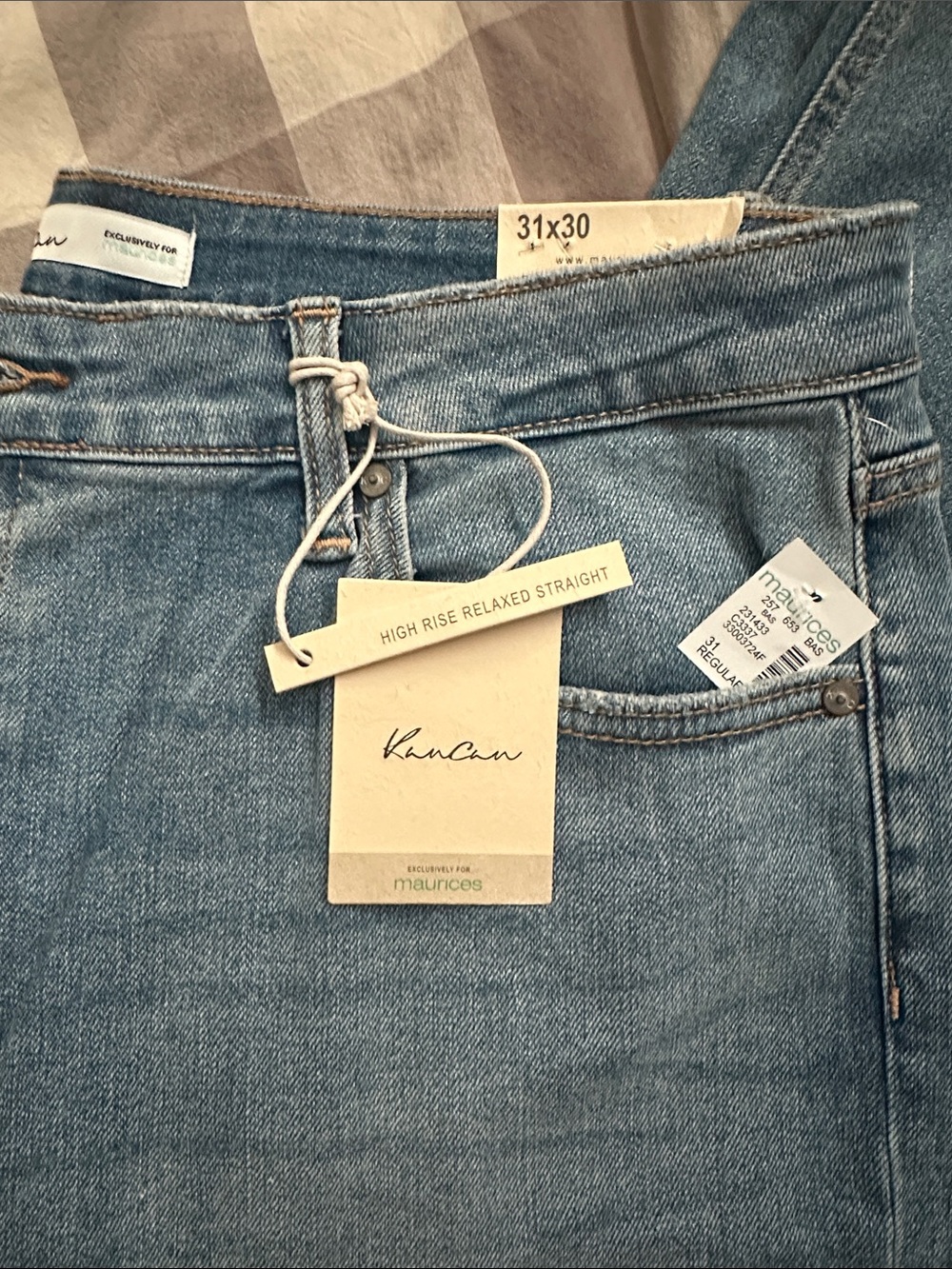 KanCan™ High Rise Open Ripped Straight Jean - Picture 6 of 7